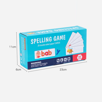 Spelling Game 28 Double Sided Peper Card