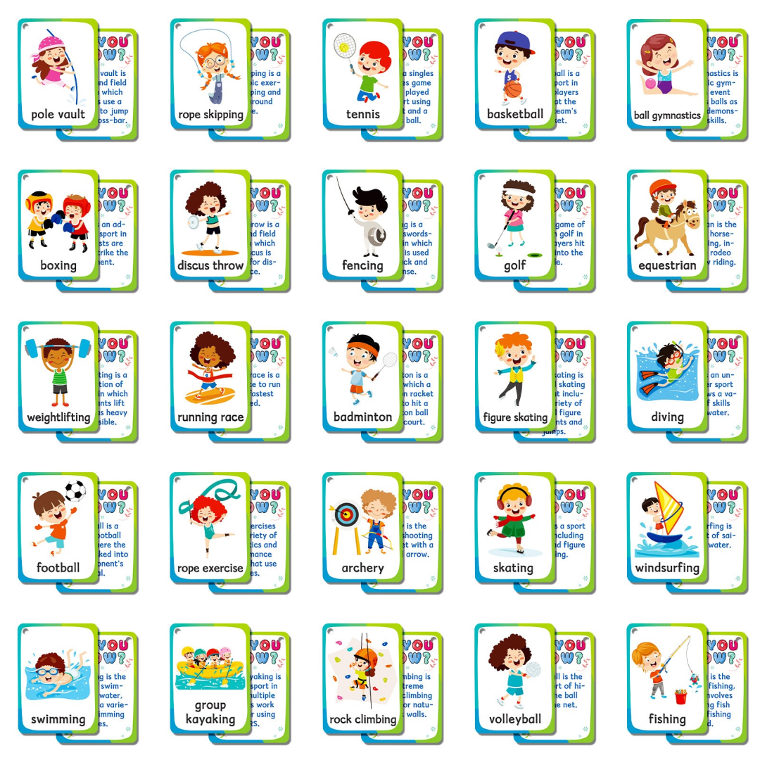 Sports Learning Flashcards