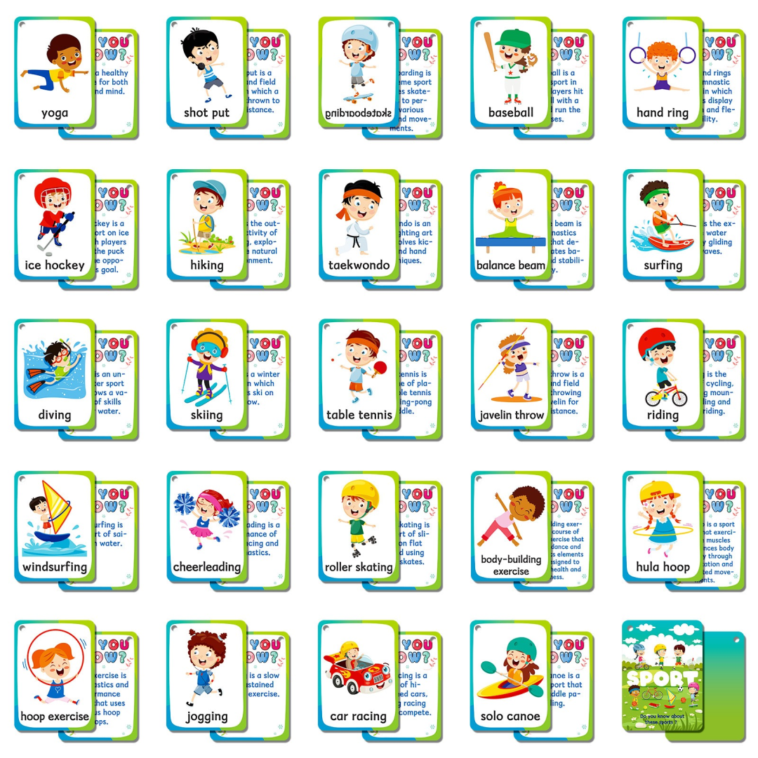 Sports Learning Flashcards