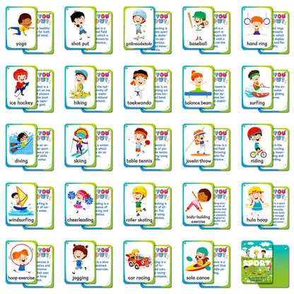 Sports Learning Flashcards