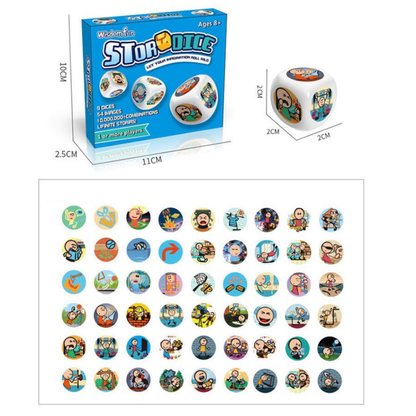 Story Dice Color Blue