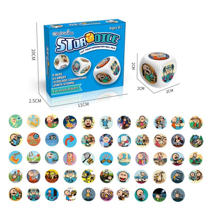 Story Dice Color Blue