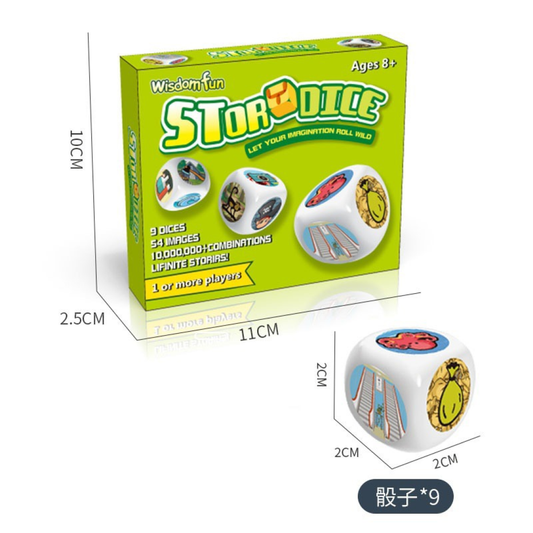 Story Dice Color Green