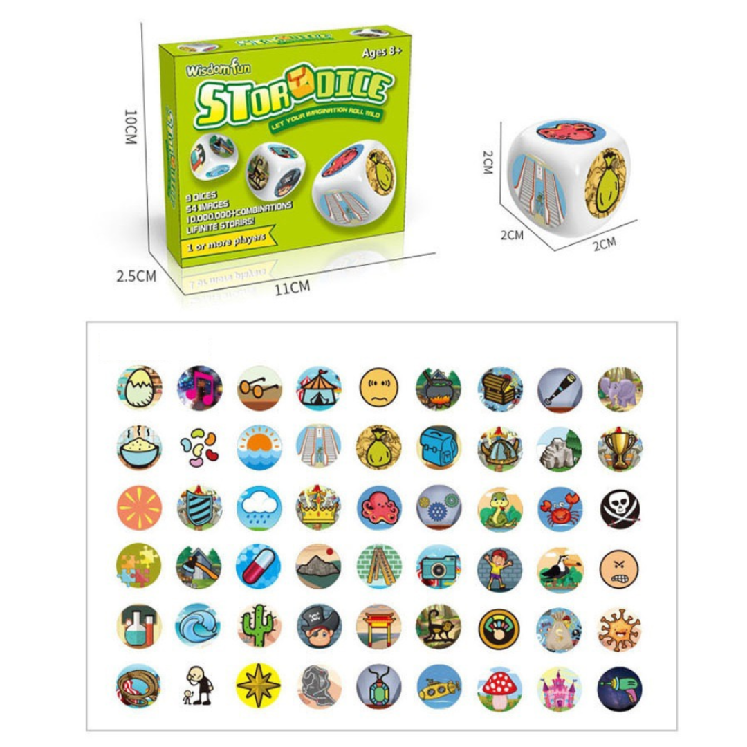 Story Dice Color Green