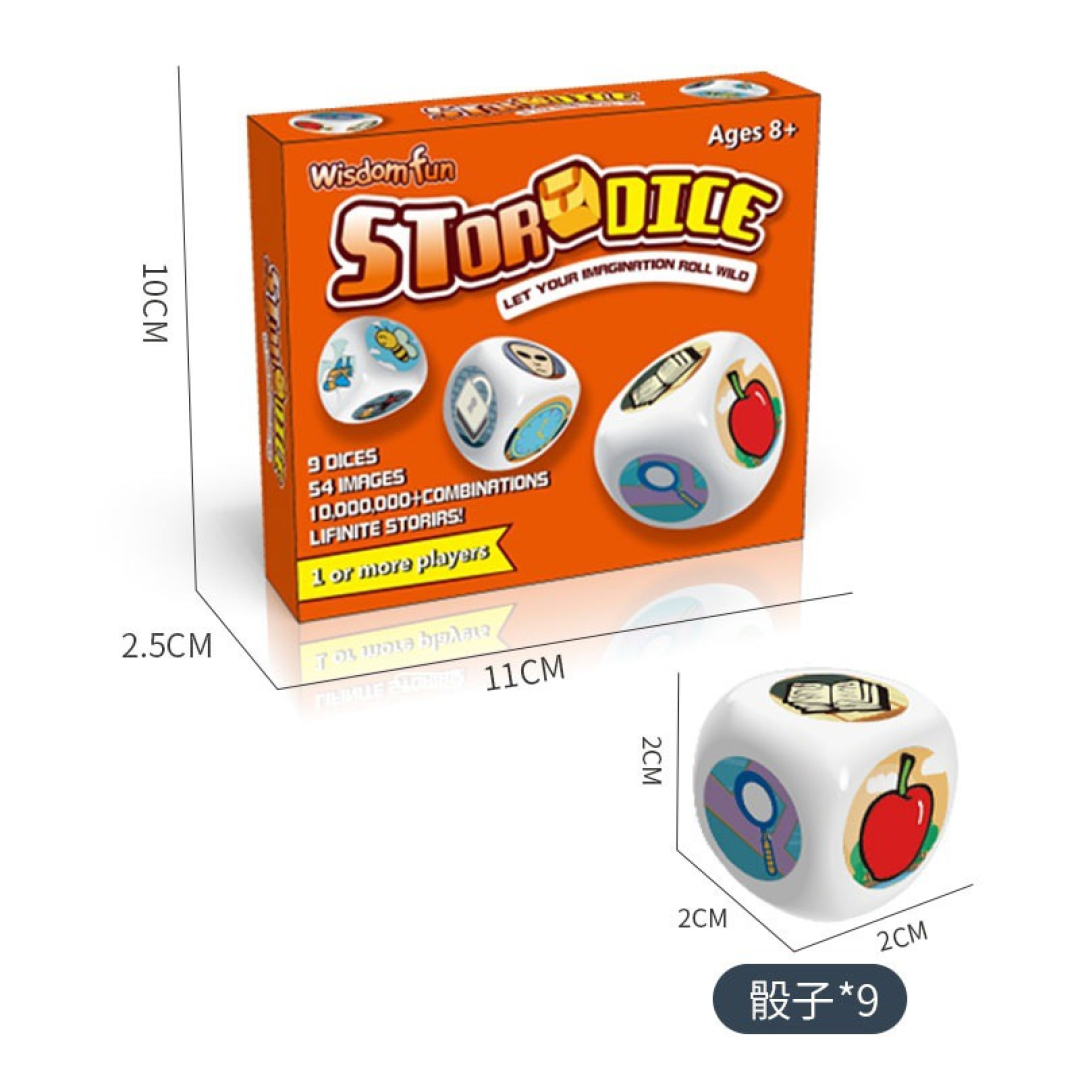 Story Dice Color Orange