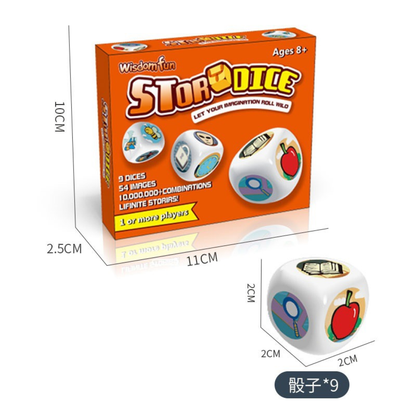 Story Dice Color Orange