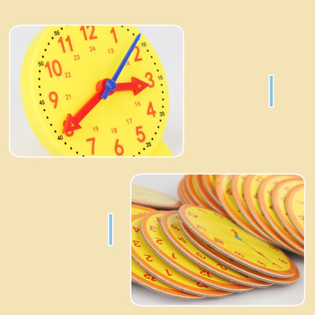 Time Learning Flash Card