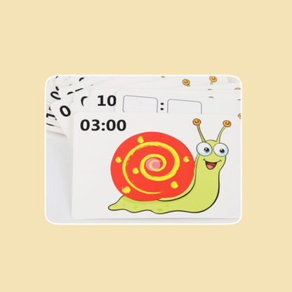 Time Learning Flash Card