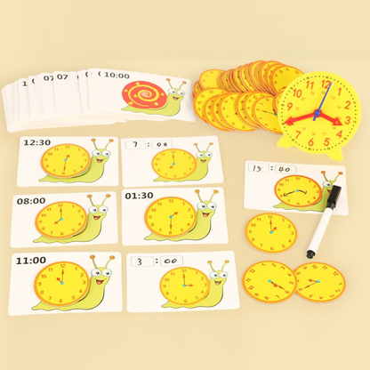 Time Learning Flash Card