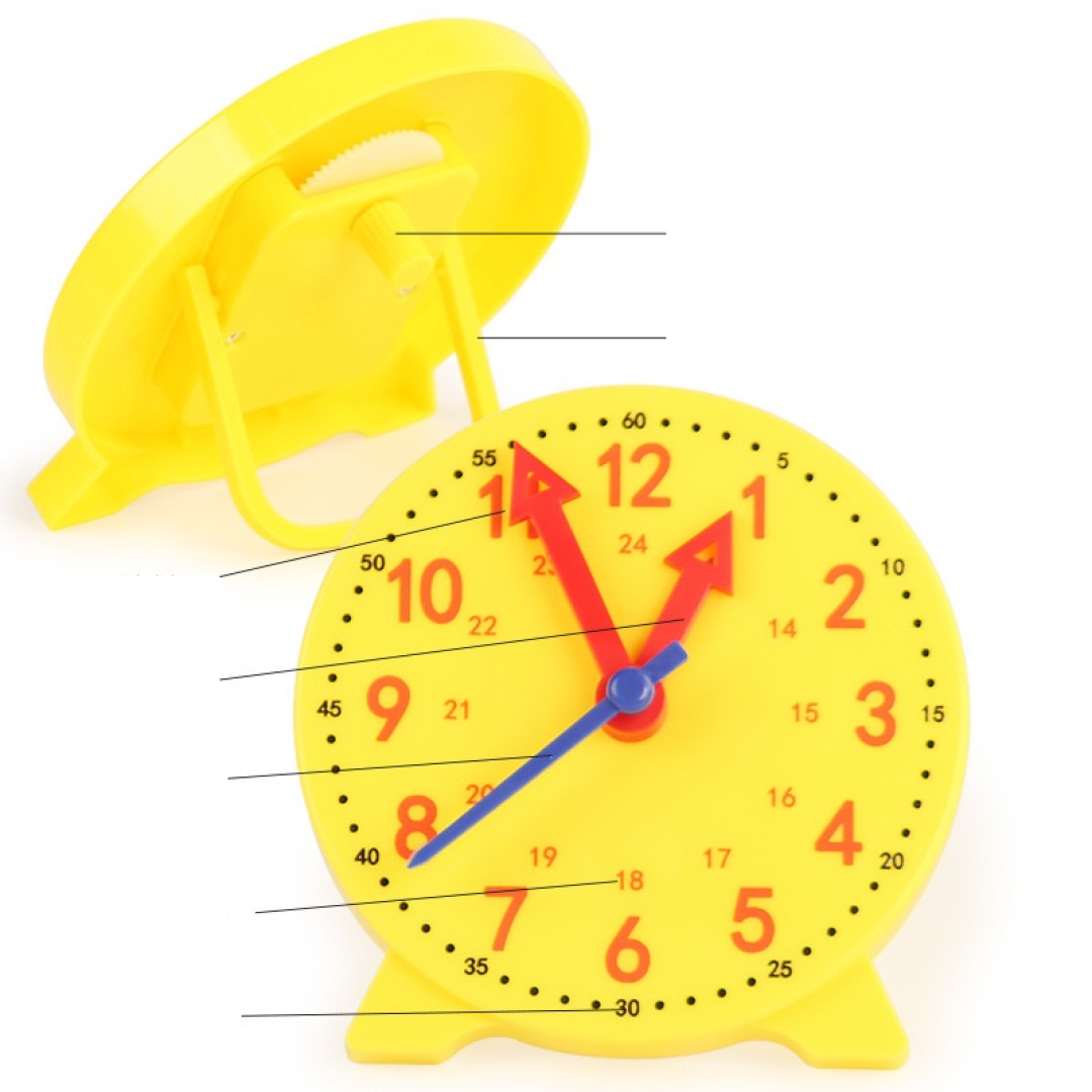 Time Learning Flash Card