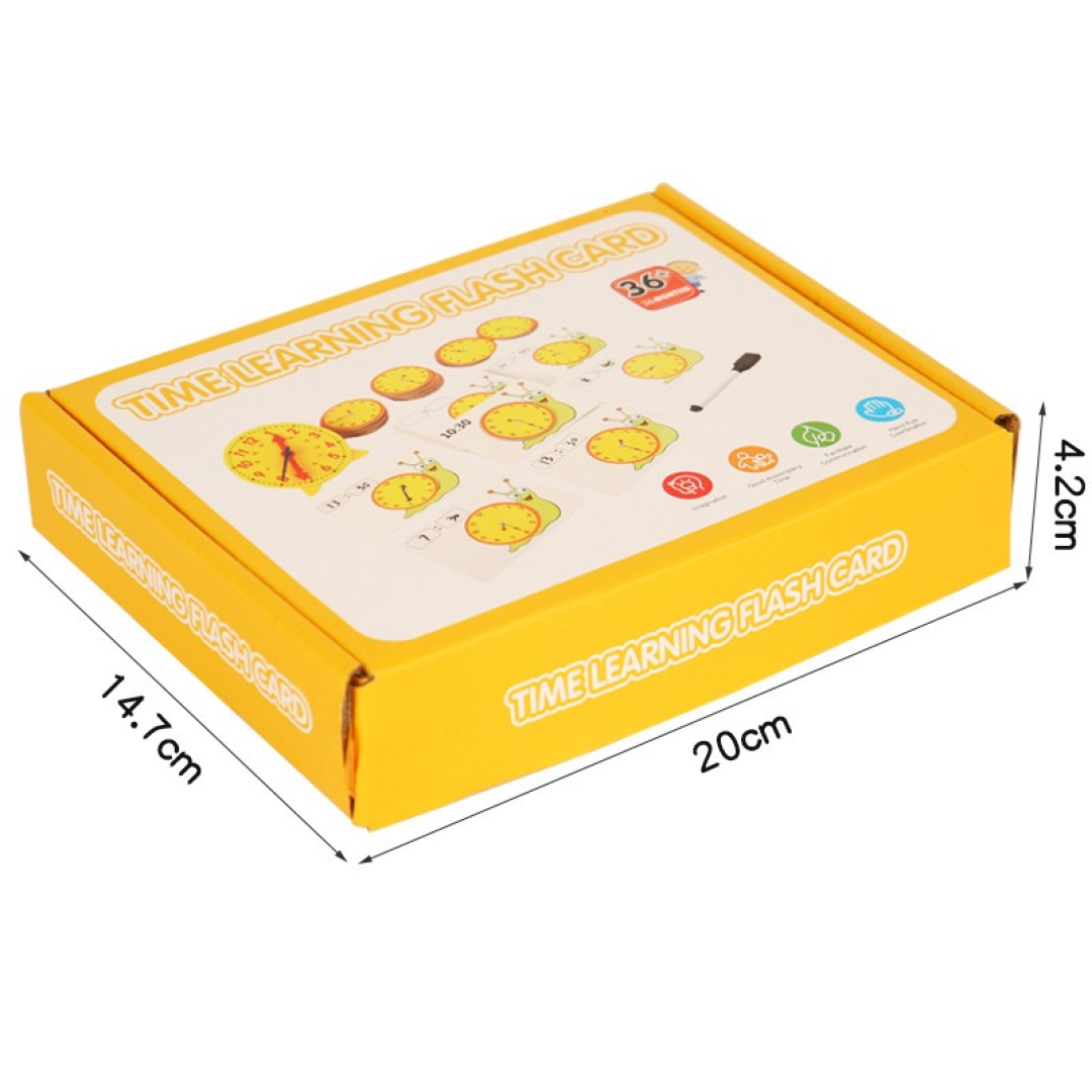 Time Learning Flash Card