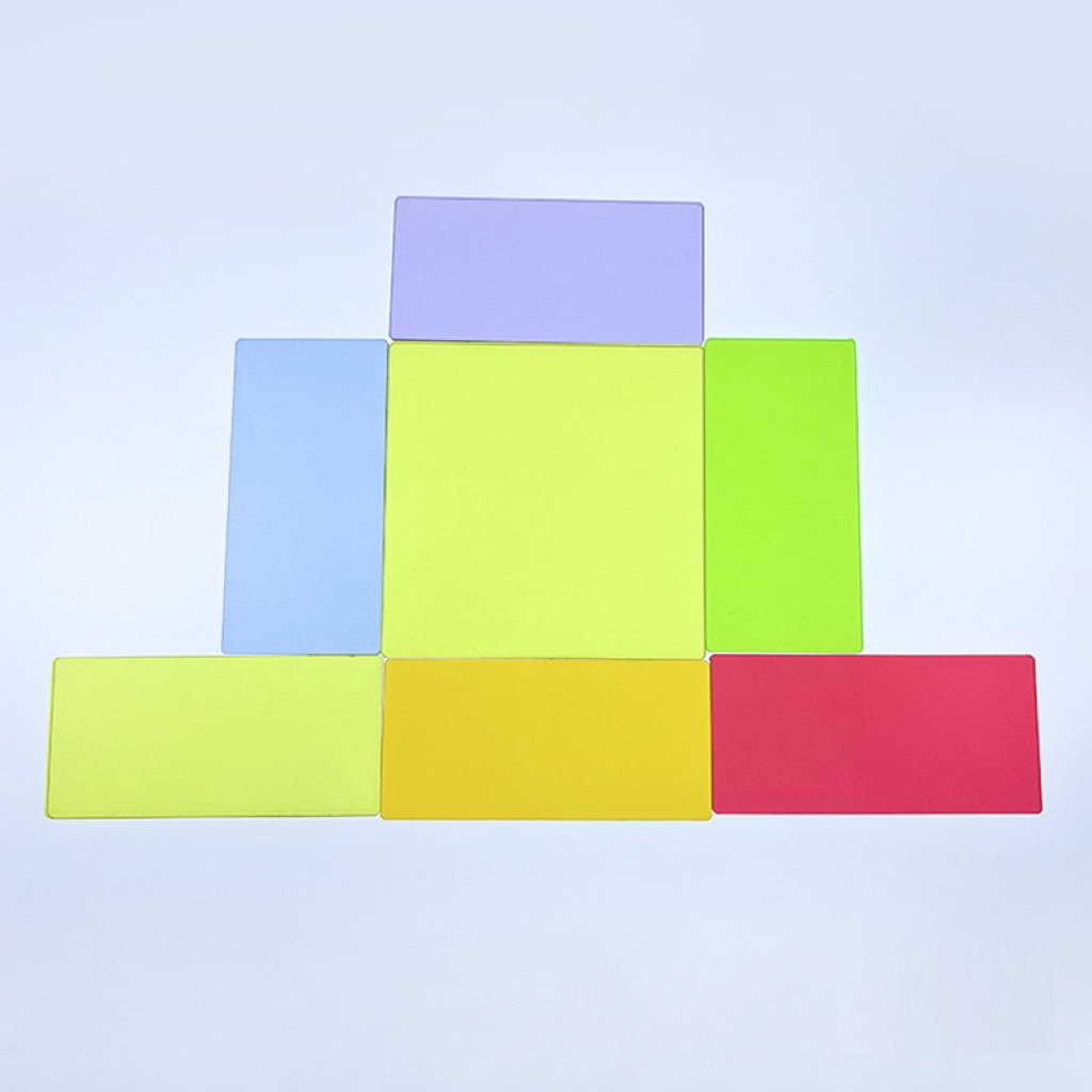 Translucent Geometric Puzzle Kids Toys Rainbow Blocks Montessori DIY Thinking Game Sensory Education Learning Light Table Toys