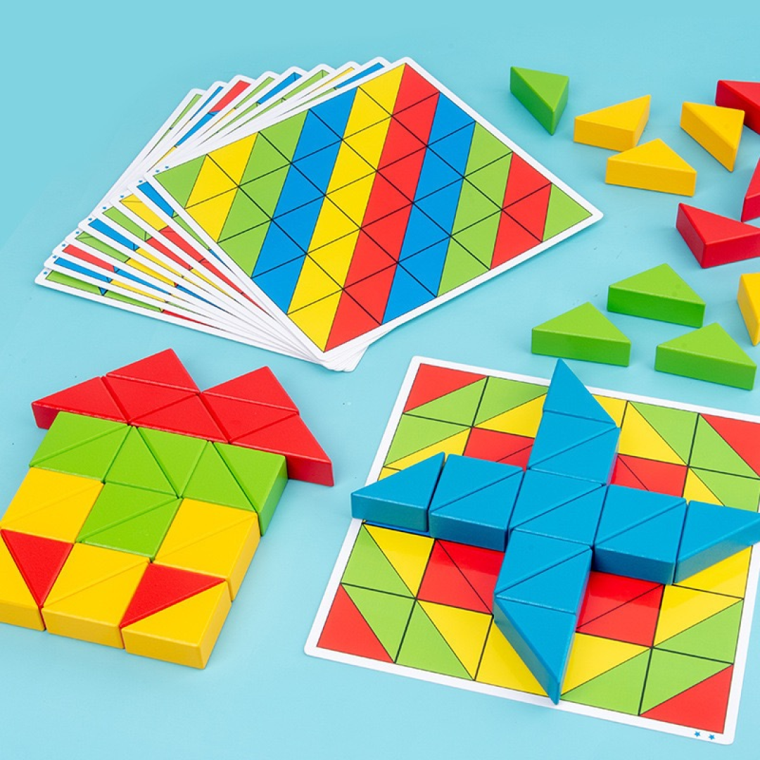 Triangle Block Rows Triangle Building Blocks – Boardgames and Puzzles