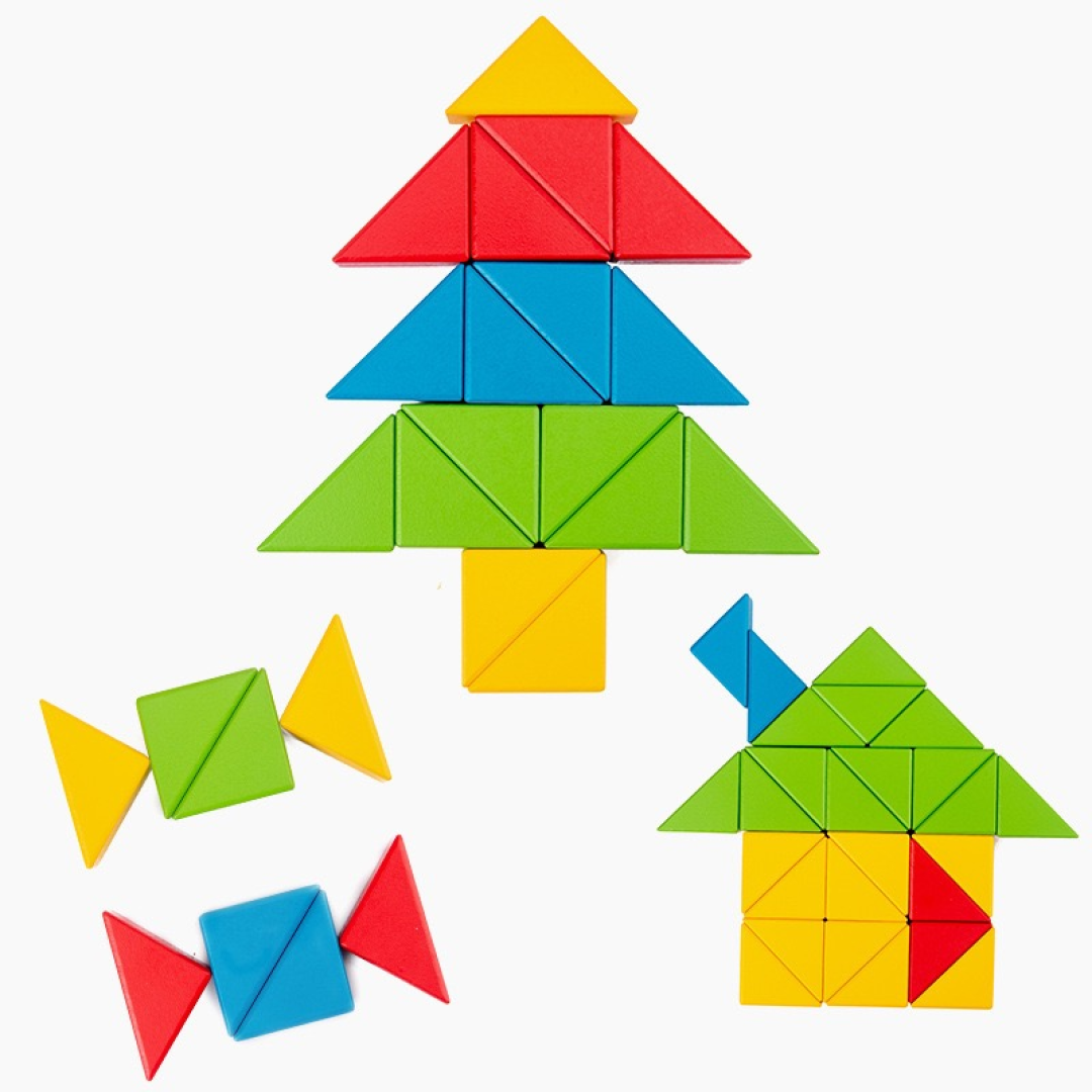 Triangle Block Move Triangle Building Blocks – Boardgames and Puzzles
