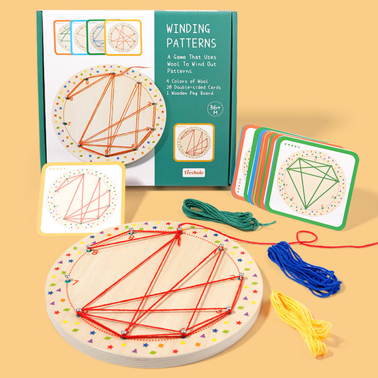 WINDING PATTERNS Wooden Board