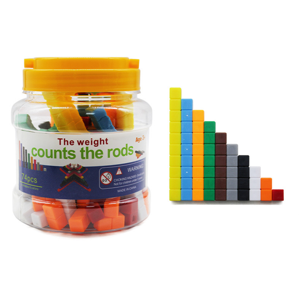 Counting Rods 74 Pieces Learning Tools – Boardgames and Puzzles