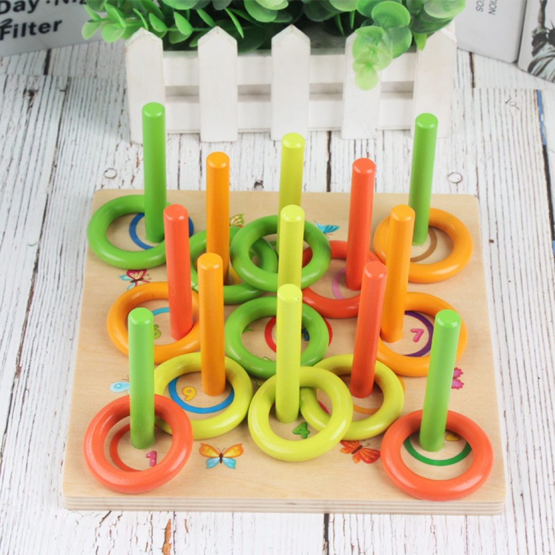 Wooden Circle Shape Game