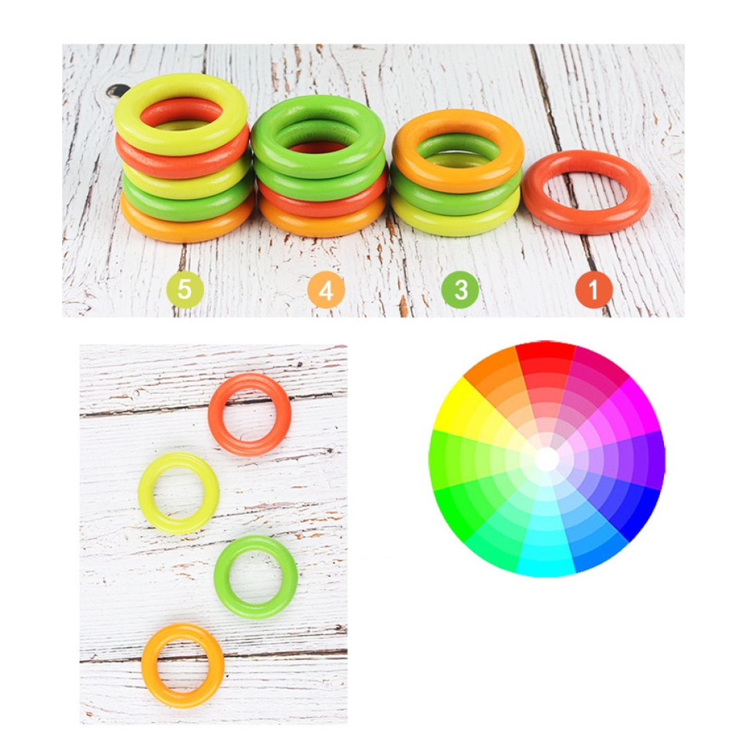 Wooden Circle Shape Game
