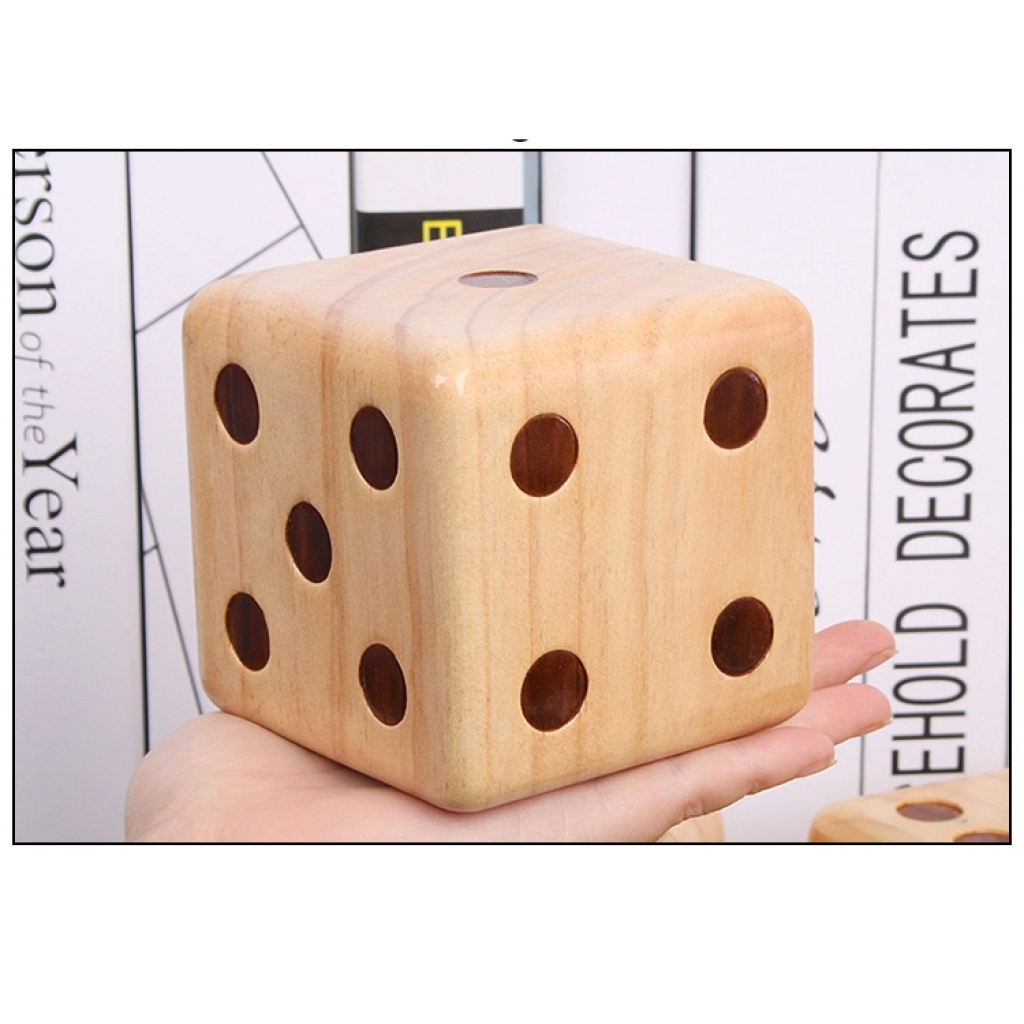 Wooden Dice 9cm