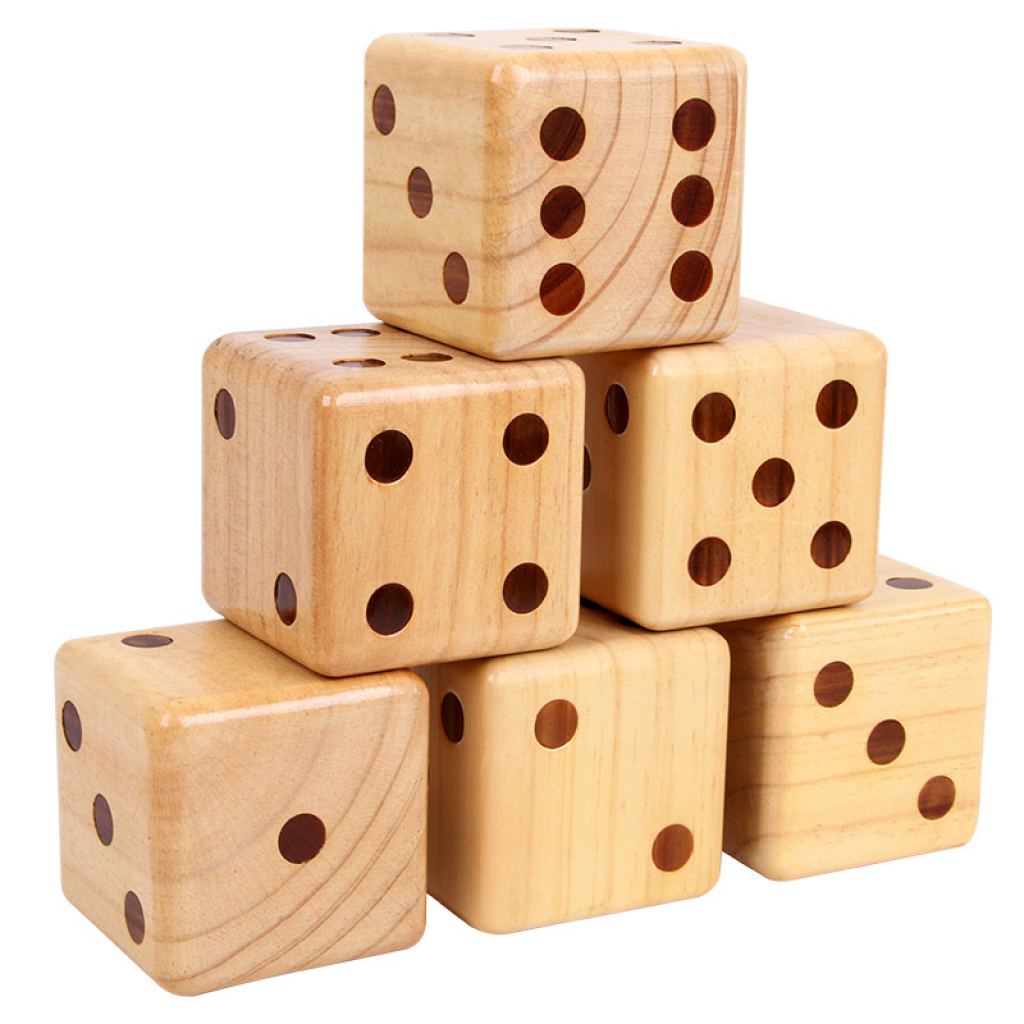 Wooden Dice 9cm