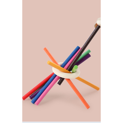 Wooden Fish Color Sorting Game