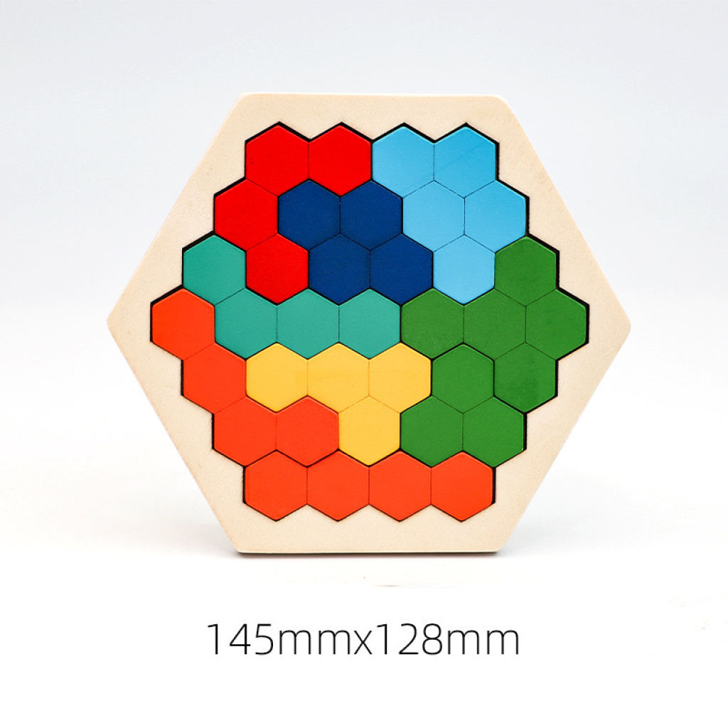 Wooden Hexagon Puzzle