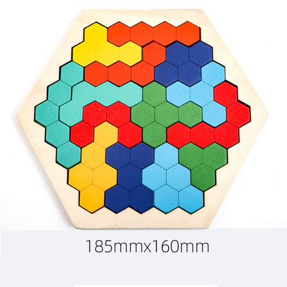 Wooden Hexagon Puzzle