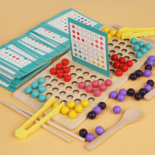 Wooden Peg Board Game