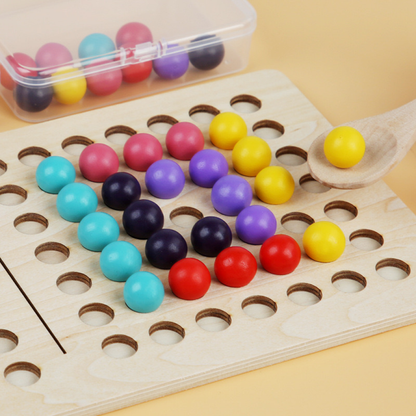 Wooden Peg Board Game