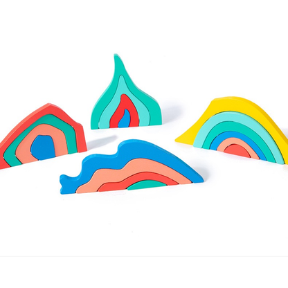 Wooden Topographic Puzzle