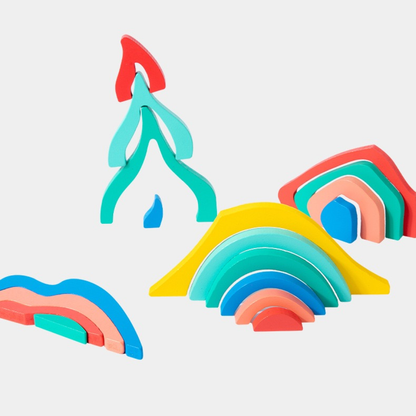 Wooden Topographic Puzzle