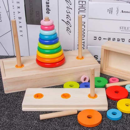 Wooden Ring Stacker