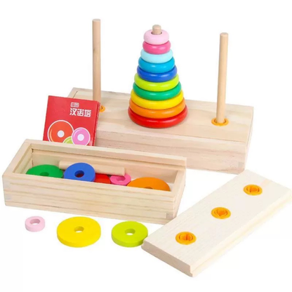 Wooden Ring Stacker