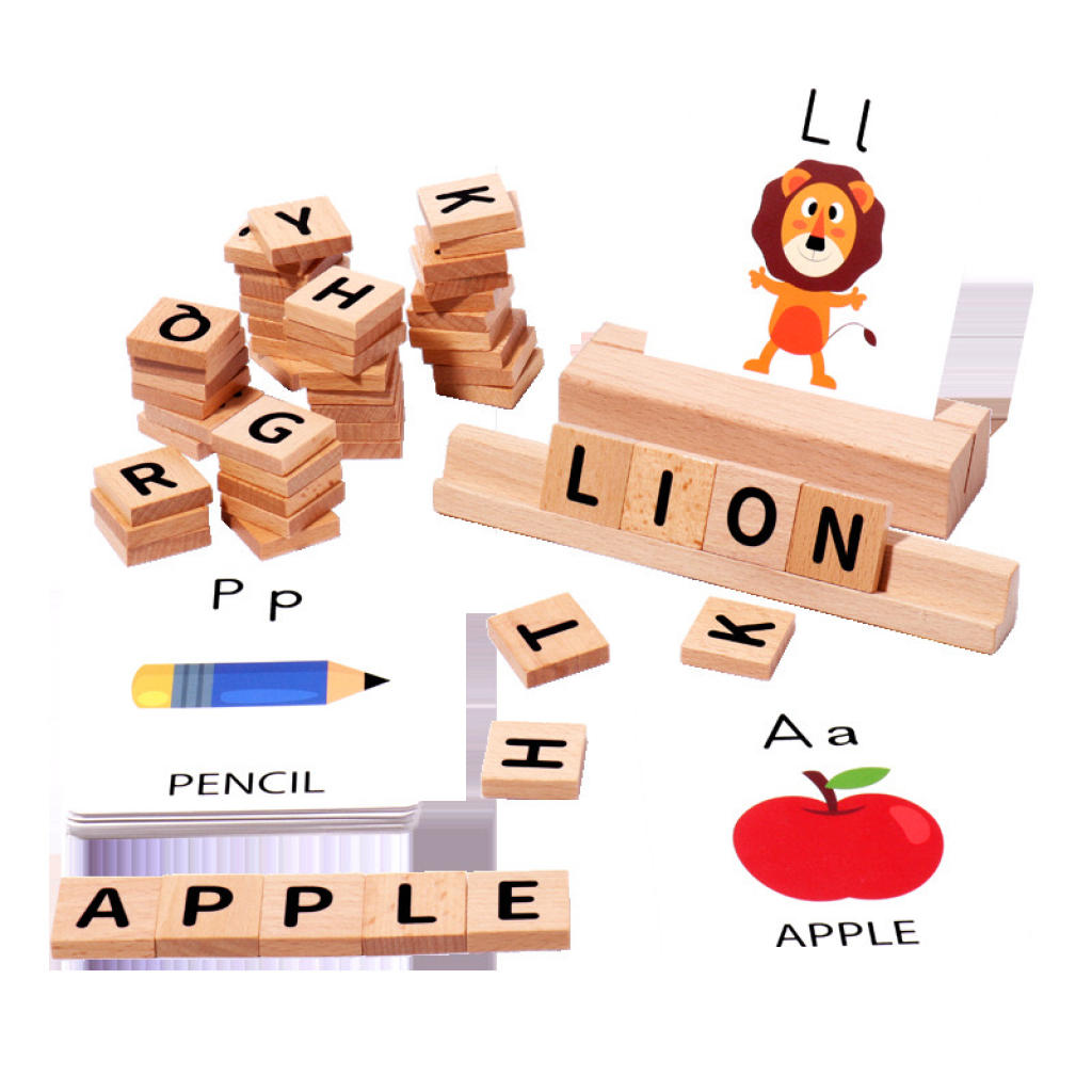 Wooden Spelling Game