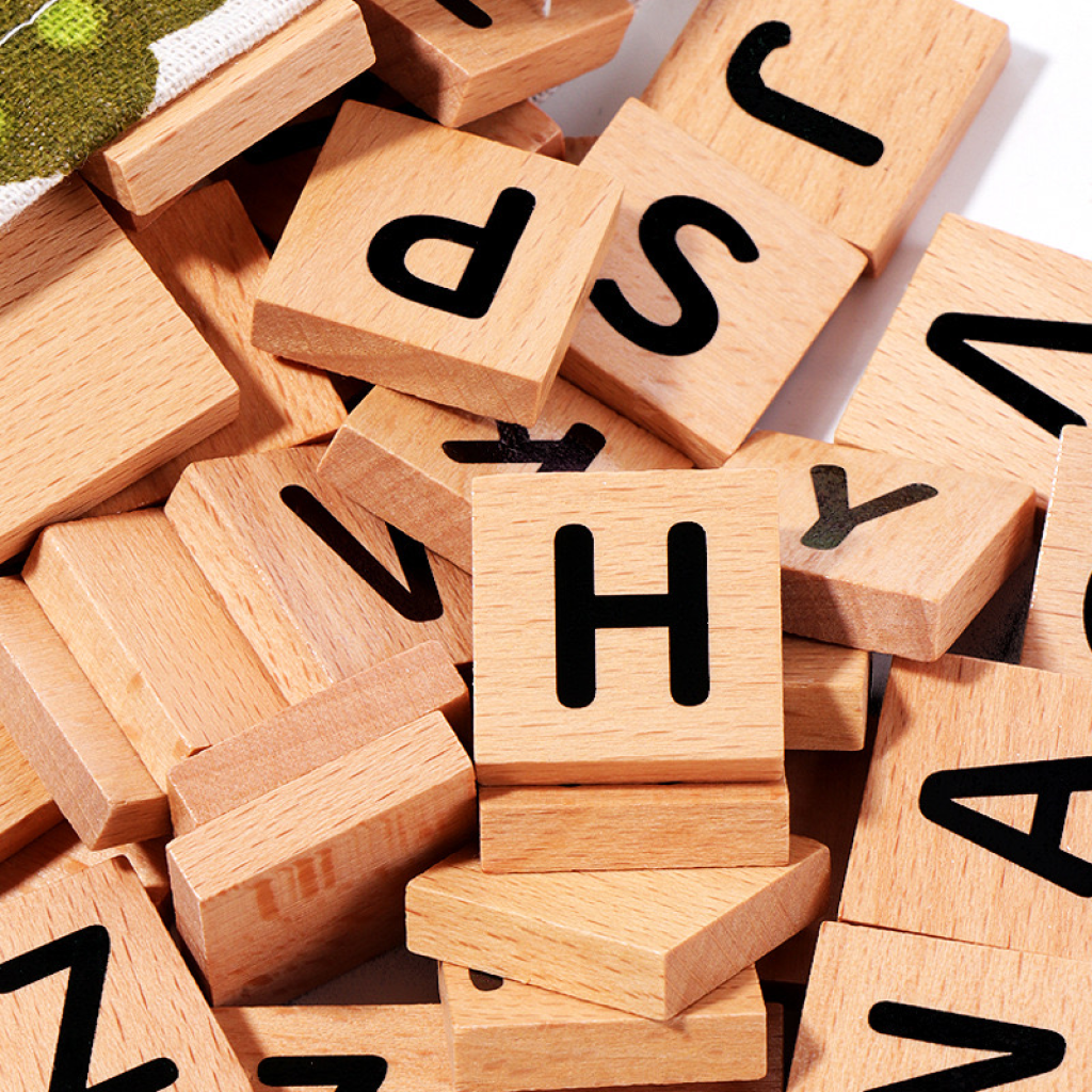 Wooden Spelling Game