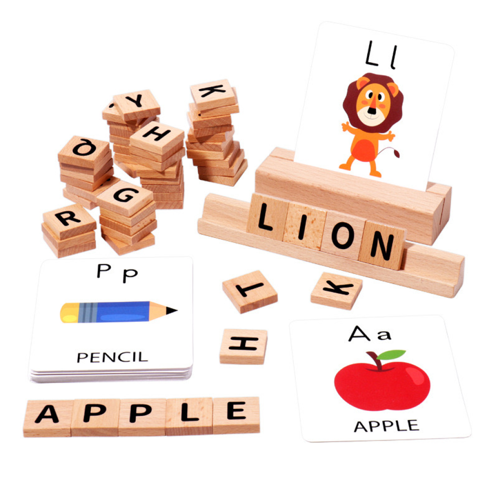 Wooden Spelling Game