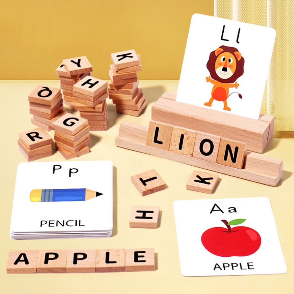 Wooden Spelling Game