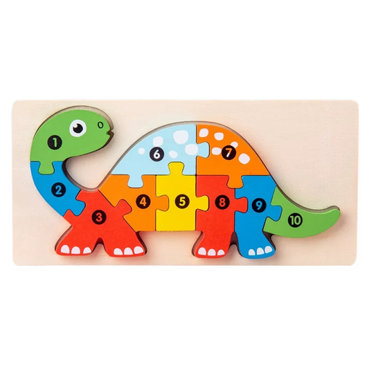 Wooden Turtle puzzle For Kid 10pcs