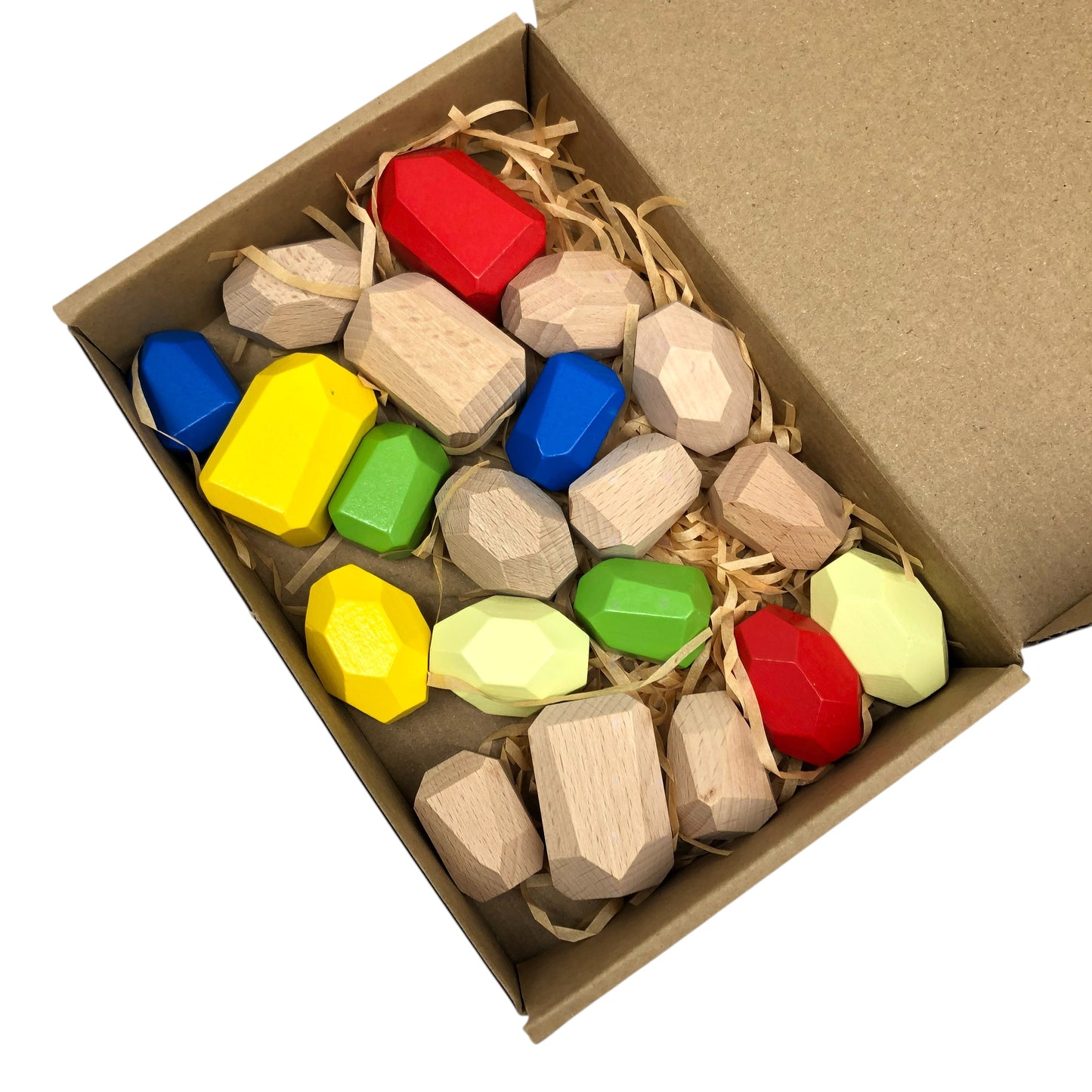 Wooden Stacking Stone 20pcs