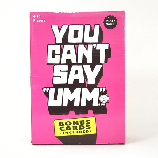 You Can't Say 'Umm'