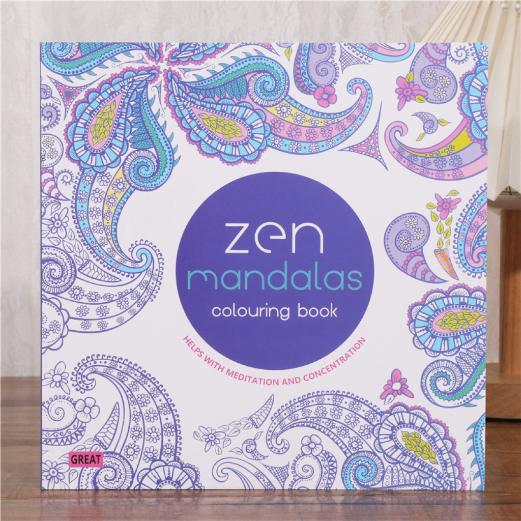 Zen Mandalas Colouring Book
