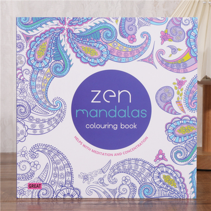 Zen Mandalas Colouring Book