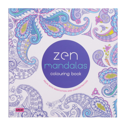 Zen Mandalas Colouring Book