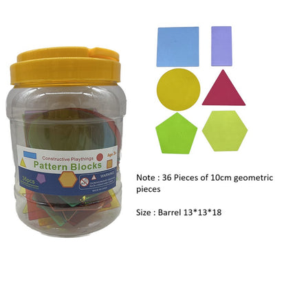 edxeducation Transparent attribute Blocks Mini Jar