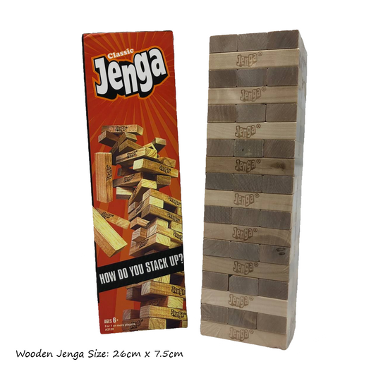 Wooden Jenga With Logo