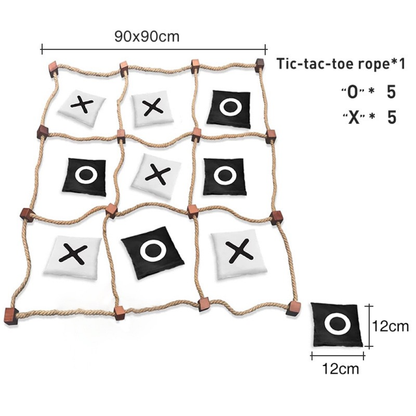 lawn tic-tac-toe game set