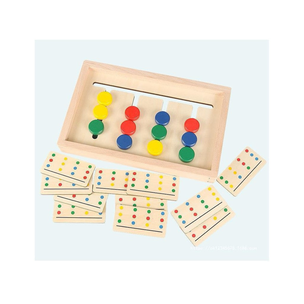 Wooden Four Color Game