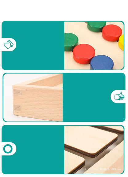 Wooden Four Color Game