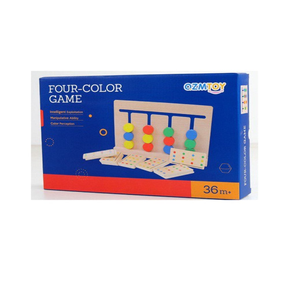 Wooden Four Color Game