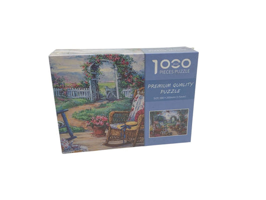 Mini puzzles 1000 pieces (Garden view)